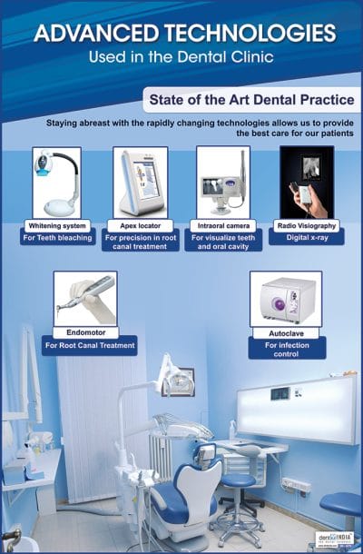 Advanced dental technology educational poster