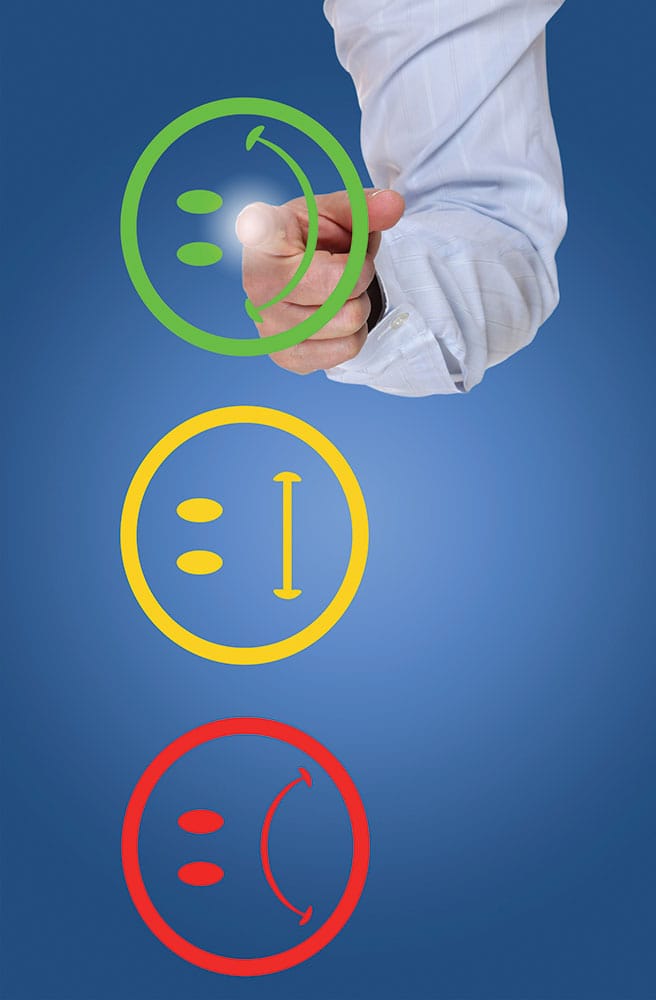 Smile and oral health rating awareness dental poster