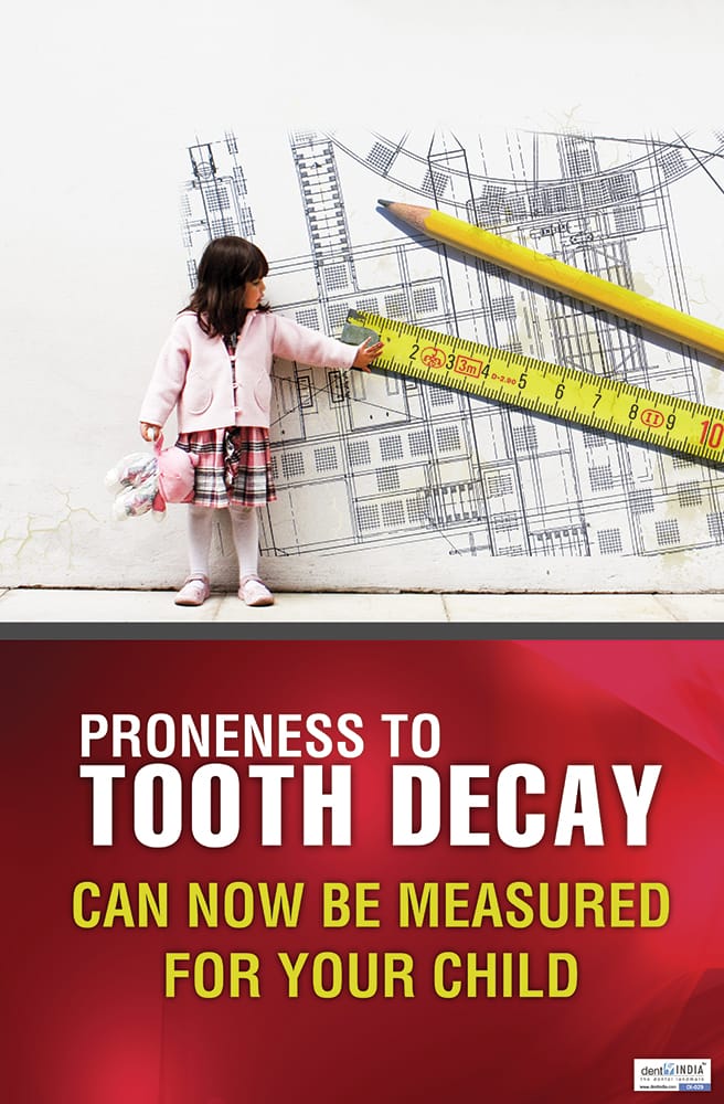 Tooth decay awareness poster for children
