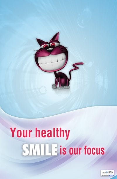 Your healthy smile is our focus dental clinic poster